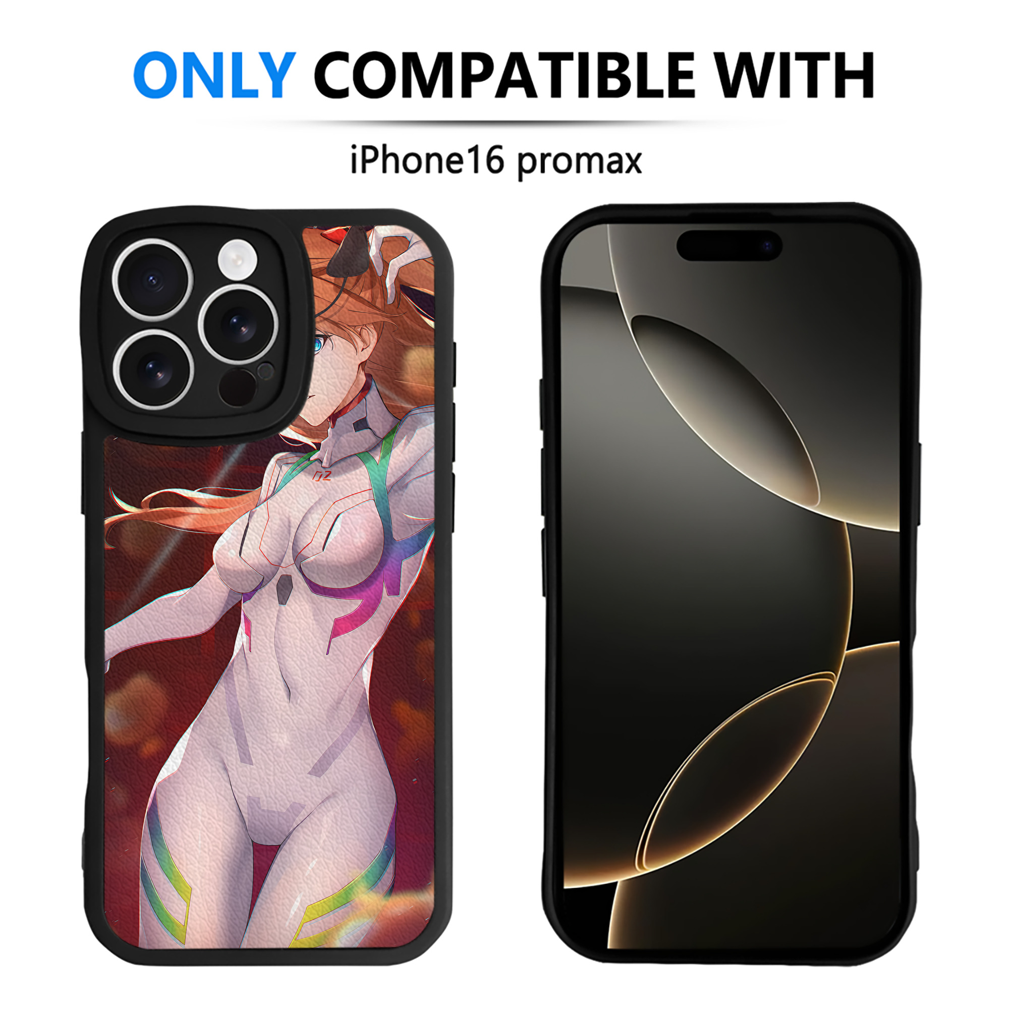 （画像用） EVA 新世紀エヴァンゲリオン 【iPhone 16シリーズ対応】シリコンスマホケース（レザー調） 材質：シリコン